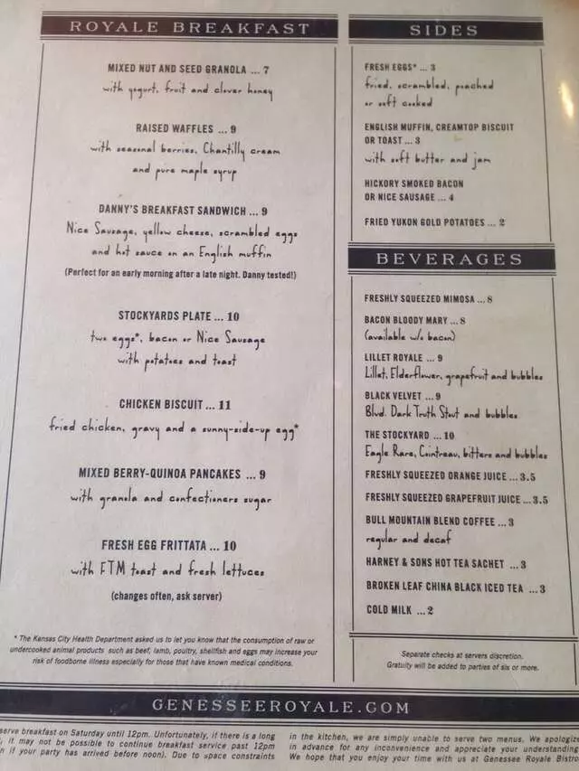 Genessee Royale Bistro