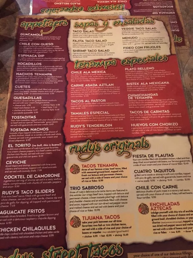 Rudy’s Tenampa Taqueria