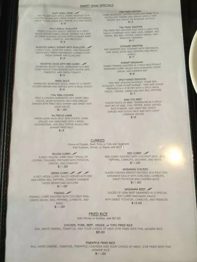 Sweet Siam Thai