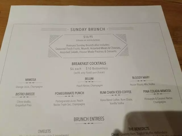 Avenues Bistro