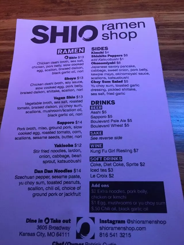 Shio Ramen Shop