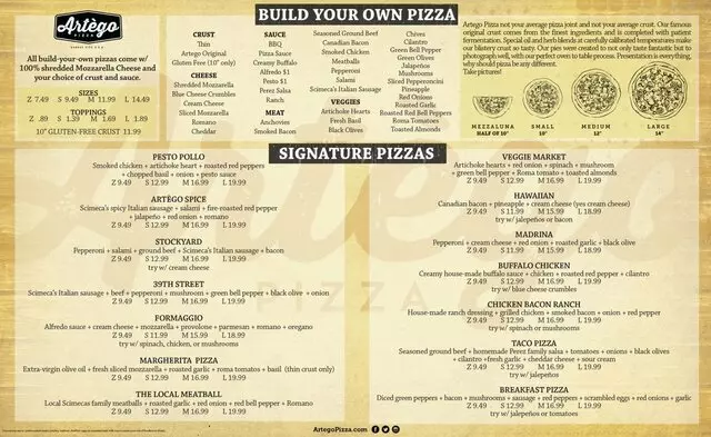 Artego Pizza