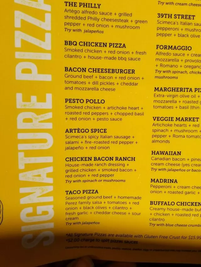 Artego Pizza
