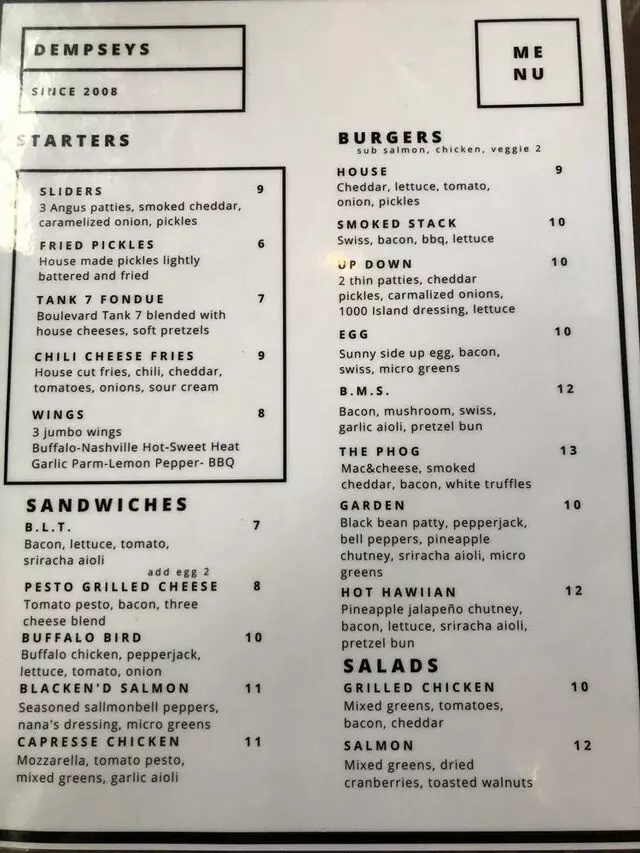 Dempsey’s Westport