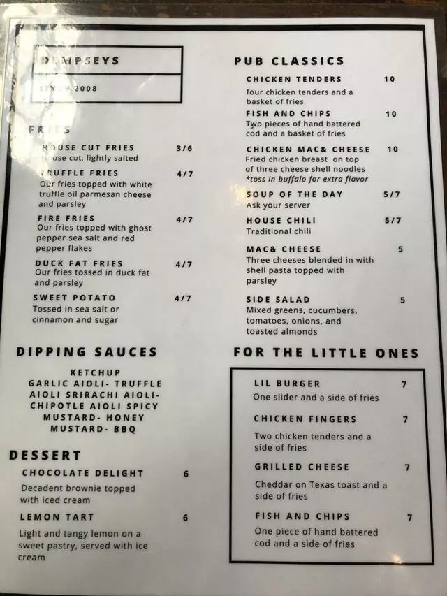 Dempsey’s Westport