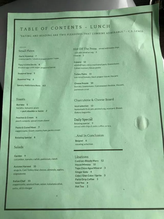 Afterword Tavern & Shelves