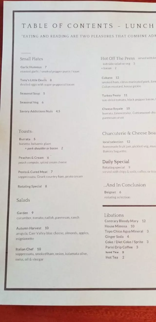 Afterword Tavern & Shelves