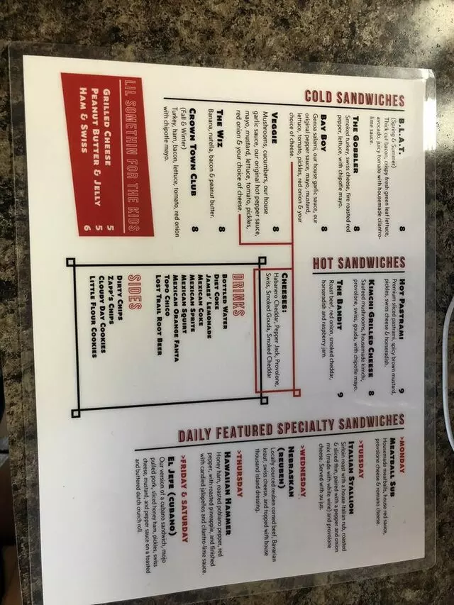 Bay Boy Specialty Sandwiches