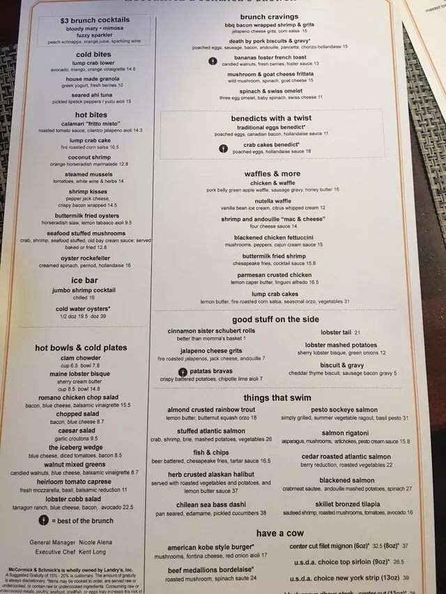 McCormick & Schmick’s Seafood & Steaks
